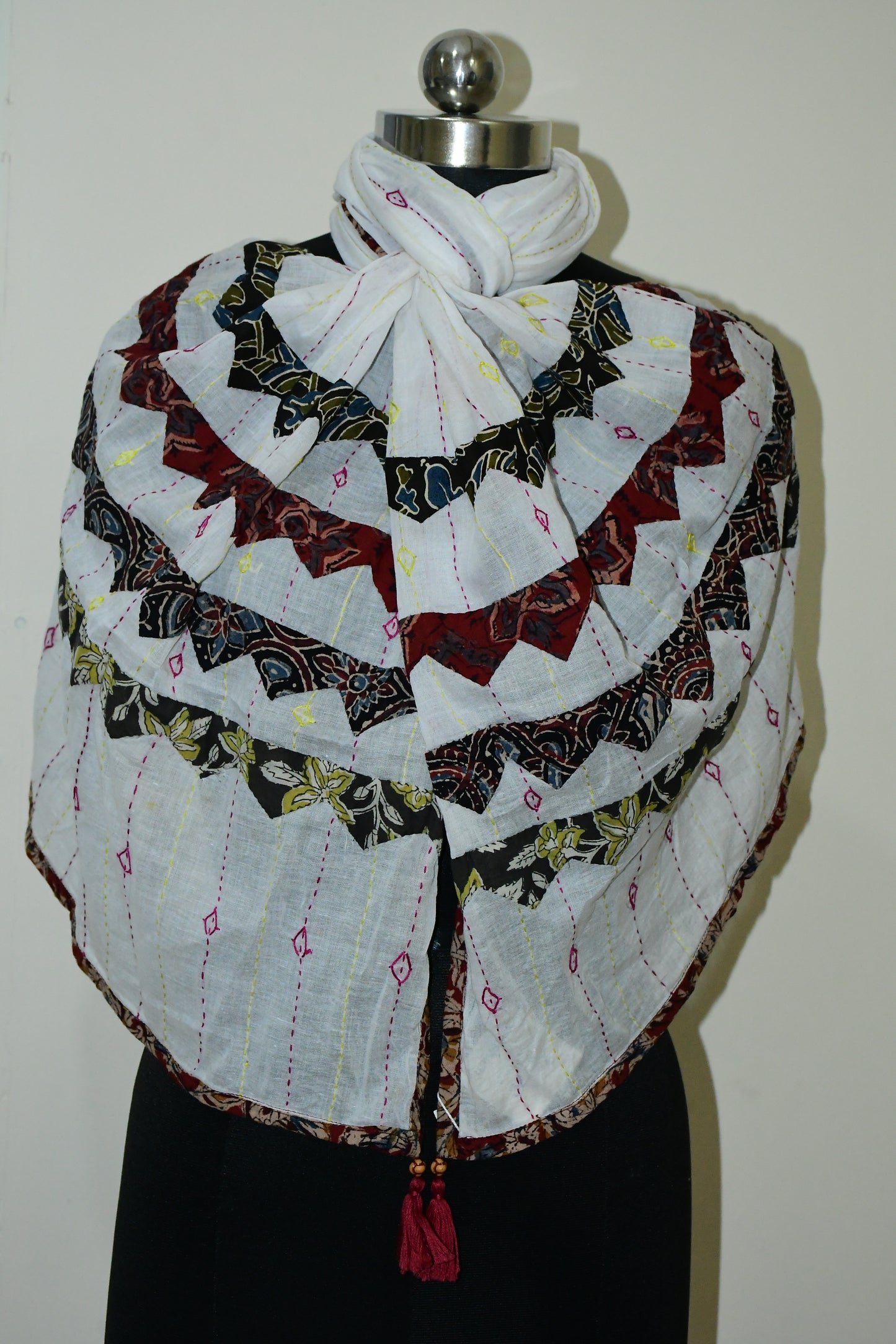 Patch & Hand Embroidery Dupatta