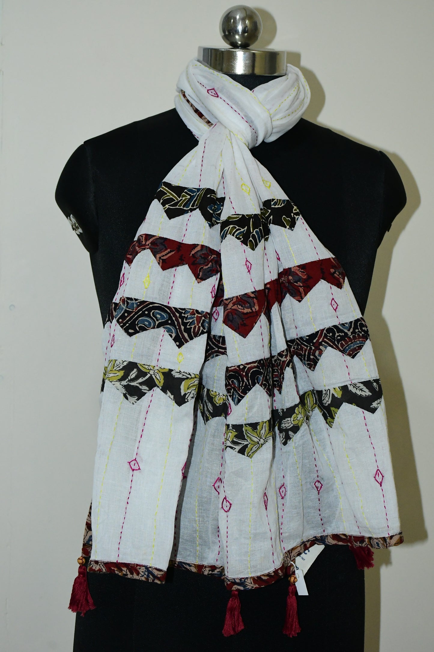 Patch & Hand Embroidery Dupatta