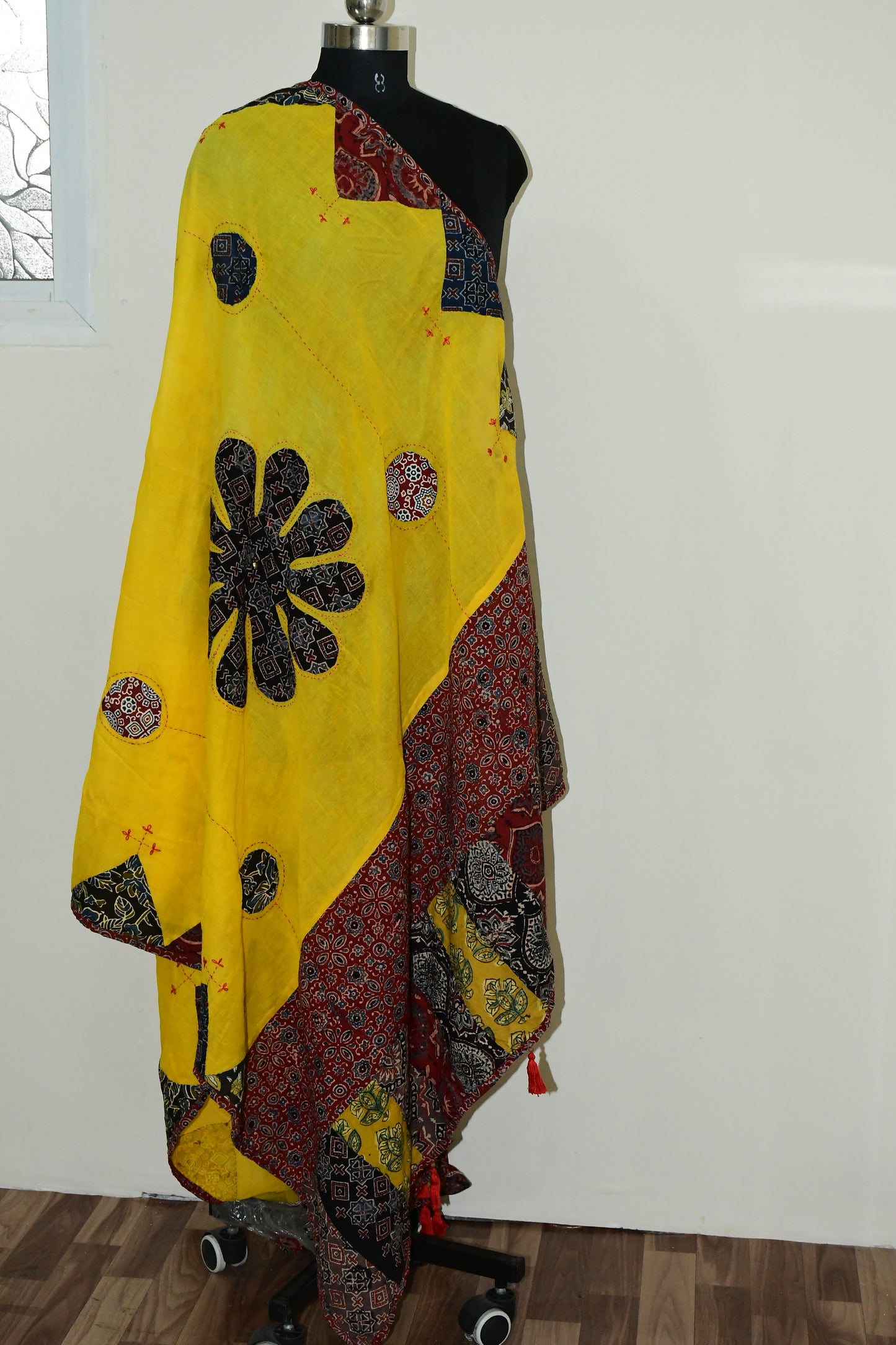 Patch & Hand Embroidery Dupatta