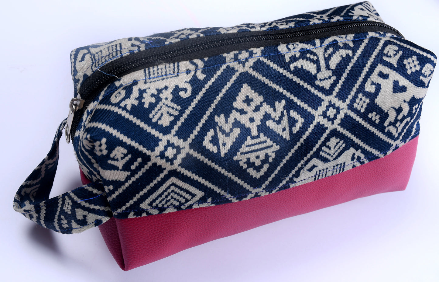 Leather Silk Pouch