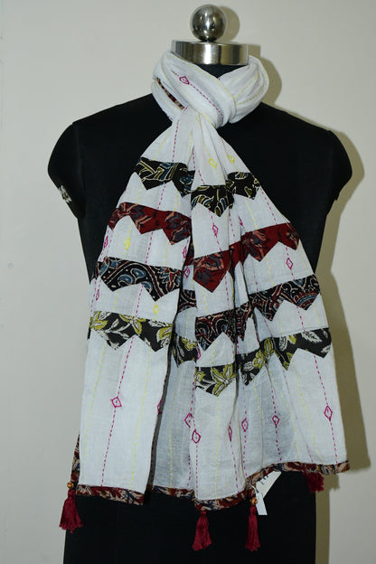 Patch & Hand Embroidery Dupatta